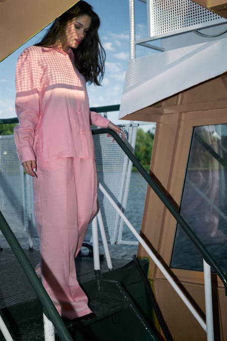 Брюки прямого кроя - фото 48373