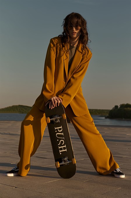 брюки color - фото 48385