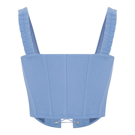 Корсет со шнуровкой denim - фото 48421