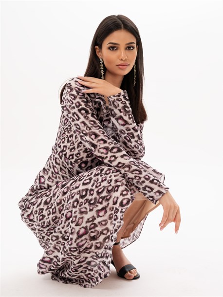 Платье из атласного шелка - фото 48772