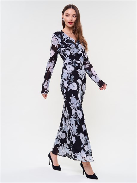 Платье из шифонового шелка - фото 48778