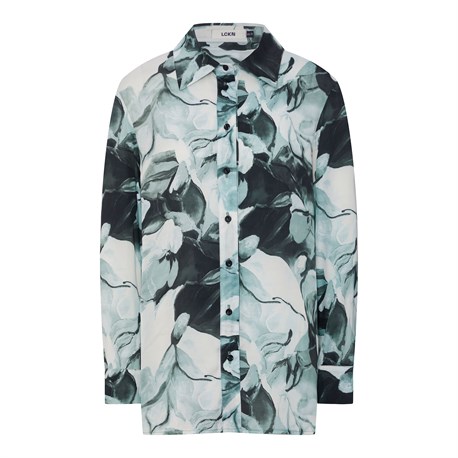 Рубашка в пижамном стиле - фото 48862