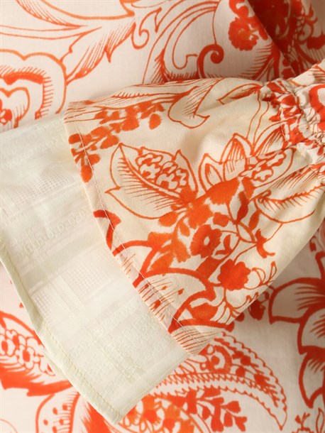 Платье А-силуэта с поясом - фото 48965