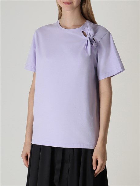 Футболка с бантом - фото 49013