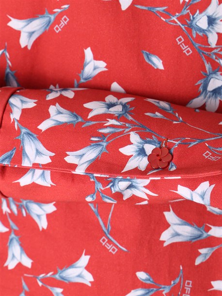 Блузка "Краснокнижные" с принтом - фото 49070