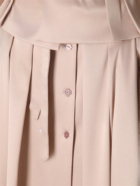 Юбка-колокол из атласа - фото 49076