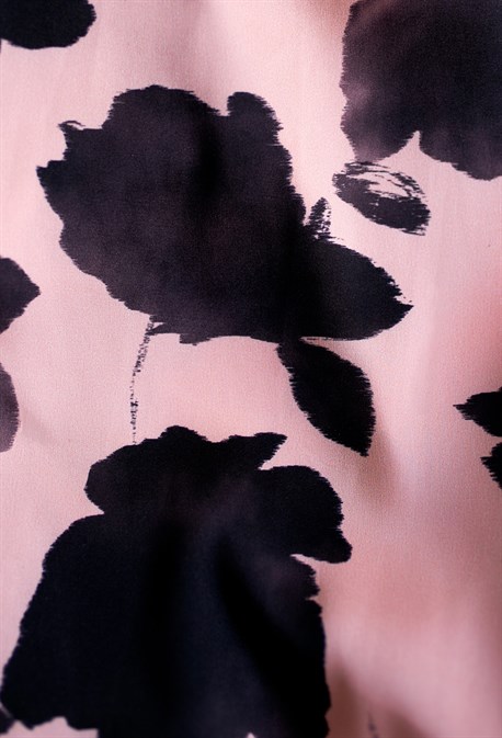 Платье летнее с цветами коралловое - фото 49467