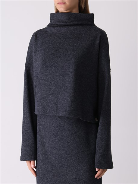 Костюм трикотажный с юбкой - фото 50454