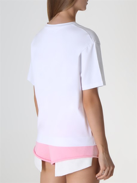 Футболка трикотажная с принтом - фото 50527