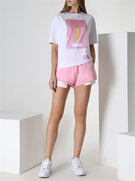 Футболка трикотажная с принтом - фото 50528