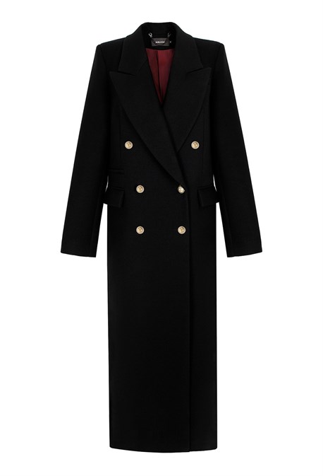 Пальто женское черное - фото 50812