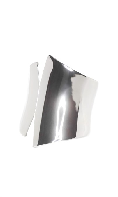 Крупный браслет под серебро - фото 50896