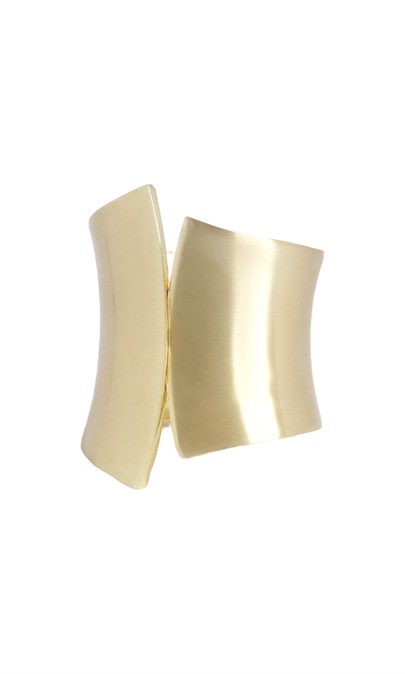 Крупный браслет под золото - фото 50898