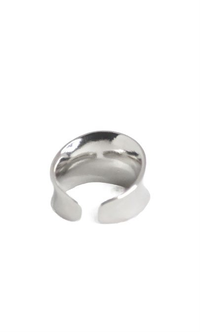 Широкое кольцо под серебро - фото 50904