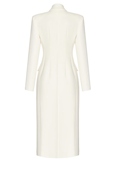 Пальто белое - фото 51663