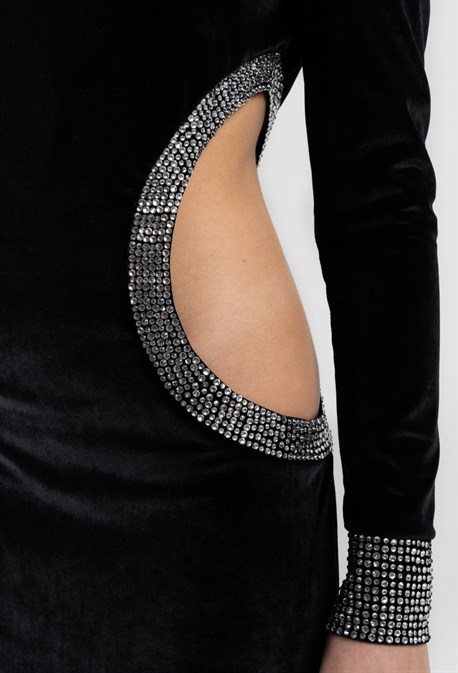 Платье из бархата - фото 52073 Платье из бархата - фото 52073