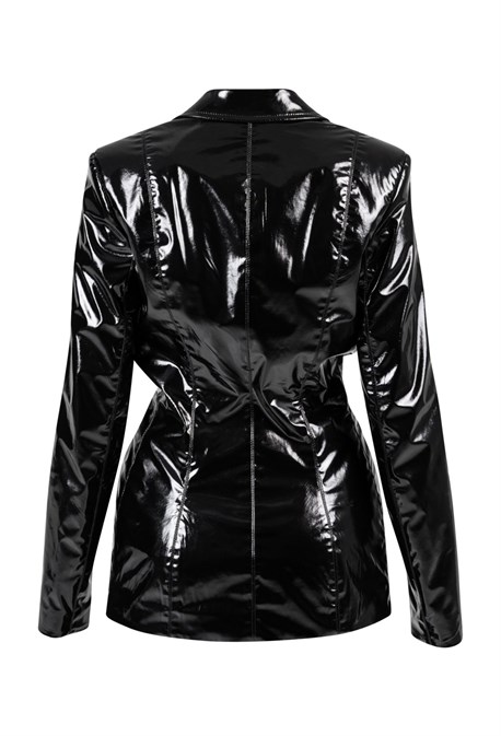 Жакет лаковый - фото 52124