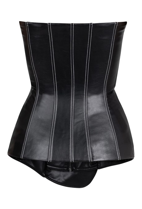 Корсет с контрастной строчкой - фото 52166