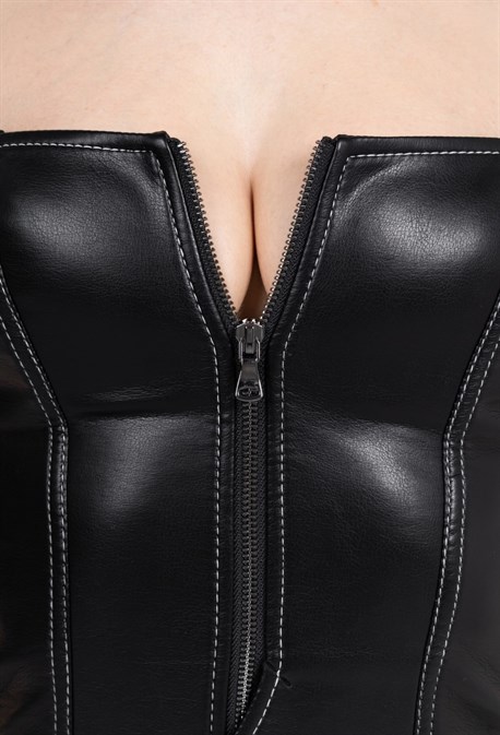 Корсет с контрастной строчкой - фото 52167