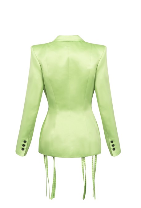 Двубортный жакет с защипами - фото 52206