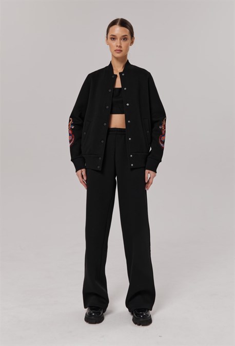 Бомбер "BOHO", перо - фото 52485