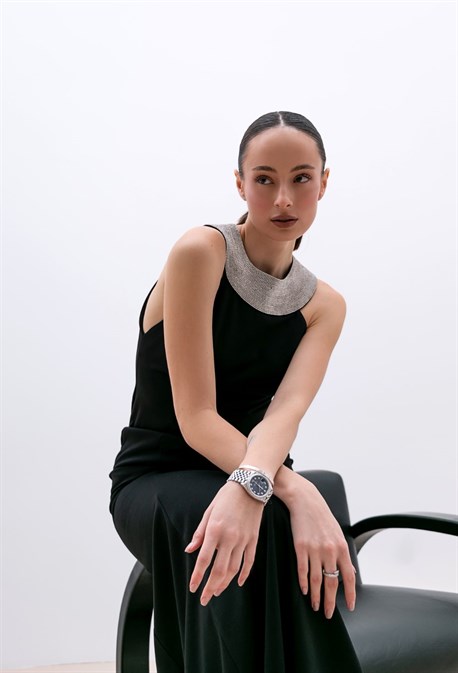 платье с ожерельем - фото 52703