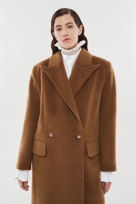 Пальто двубортное - фото 52738