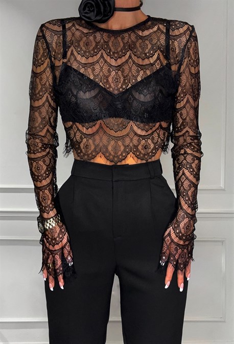 Кружевная блуза Flor - фото 52811