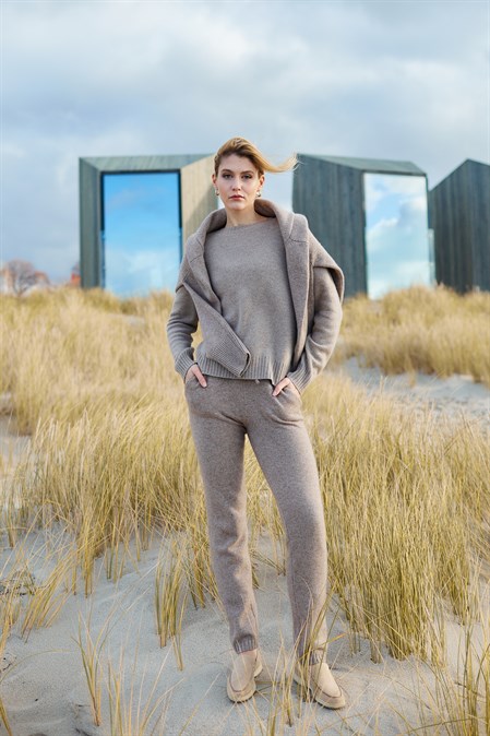 Брюки-джоггеры из кашемира и шерсти - фото 52842