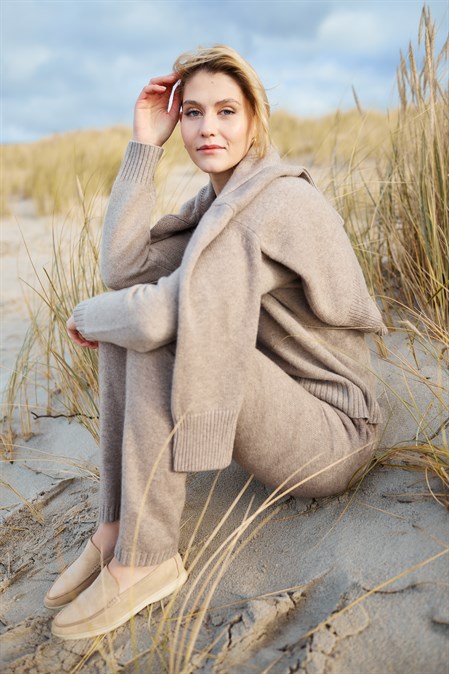 Брюки-джоггеры из кашемира и шерсти - фото 52843