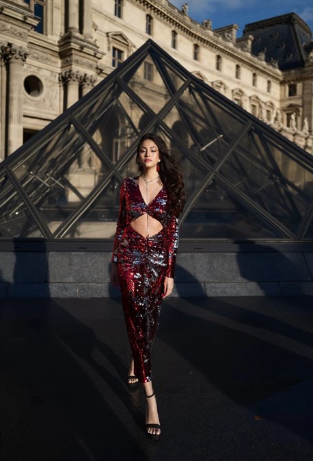 Платье в пайетках - фото 53535