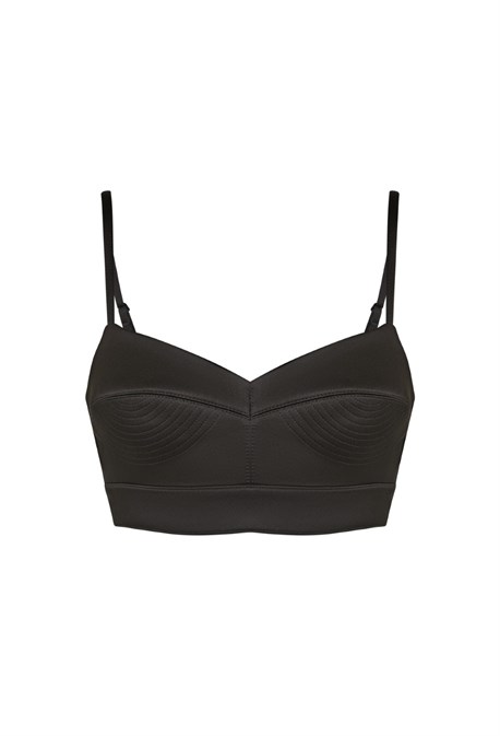 Топ с чашечками пуш-ап - фото 53825