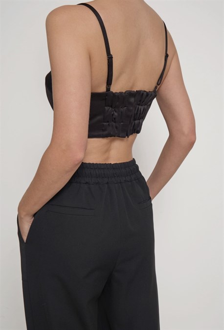 Топ с чашечками пуш-ап - фото 53831