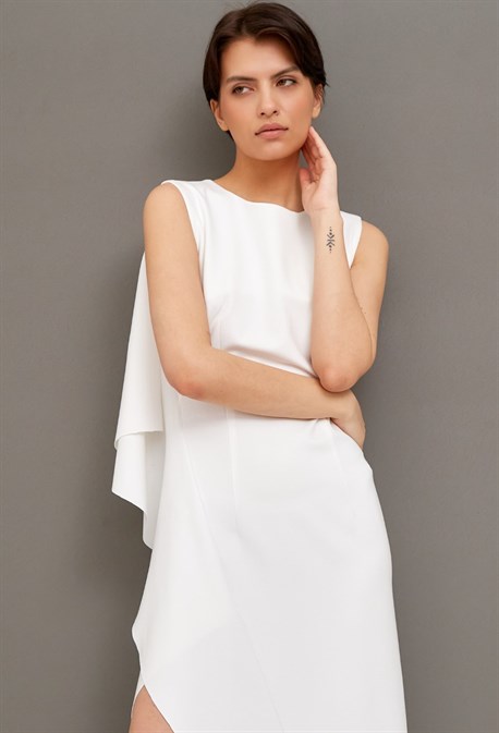 Платье c воланом - фото 54861