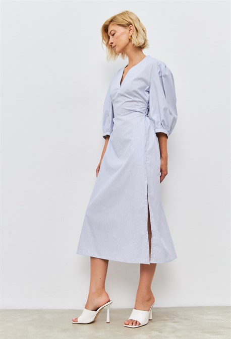 Платье со сборкой - фото 54866