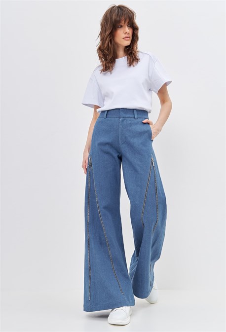 Брюки из джинсы - фото 54920 Брюки из джинсы - фото 54920