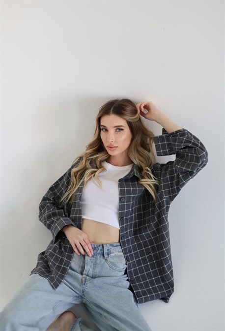 Рубашка в клетку - фото 55653