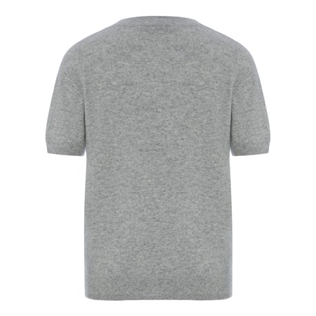 Джемпер кашемировый с коротким рукавом - фото 55866