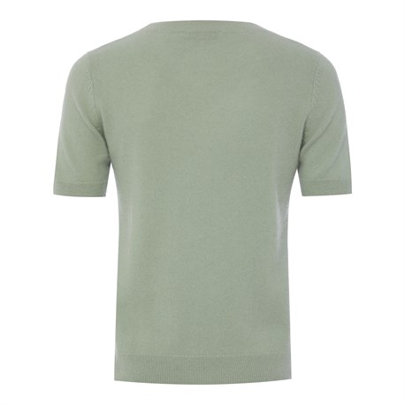 Джемпер кашемировый с коротким рукавом - фото 55870