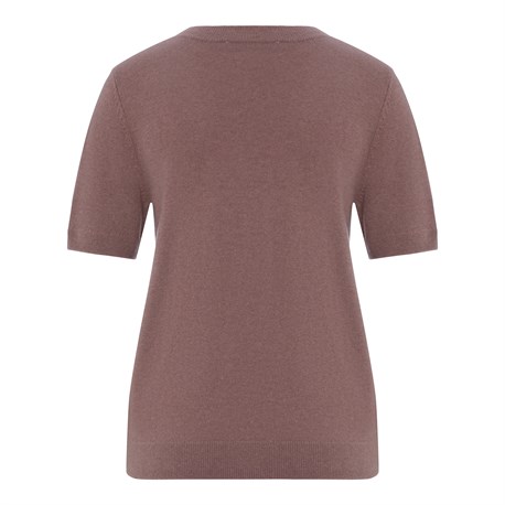 Джемпер кашемировый с коротким рукавом - фото 55874