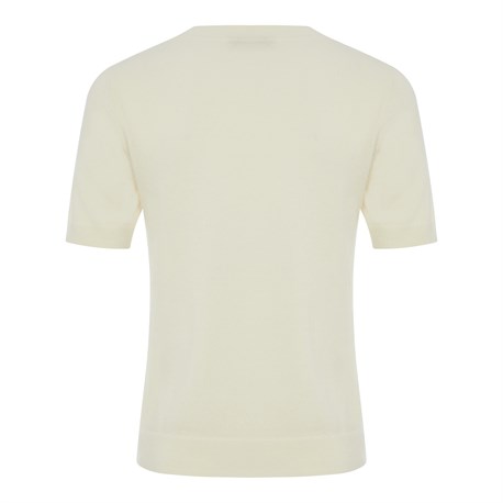 Джемпер кашемировый с коротким рукавом - фото 55878