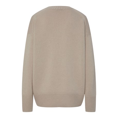 Джемпер кашемировый в стиле оверсайз - фото 55882