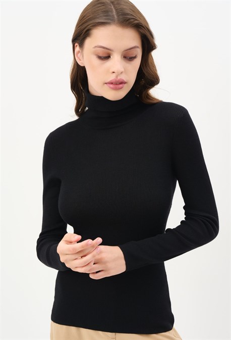 Базовая водолазка из шерсти - фото 55911