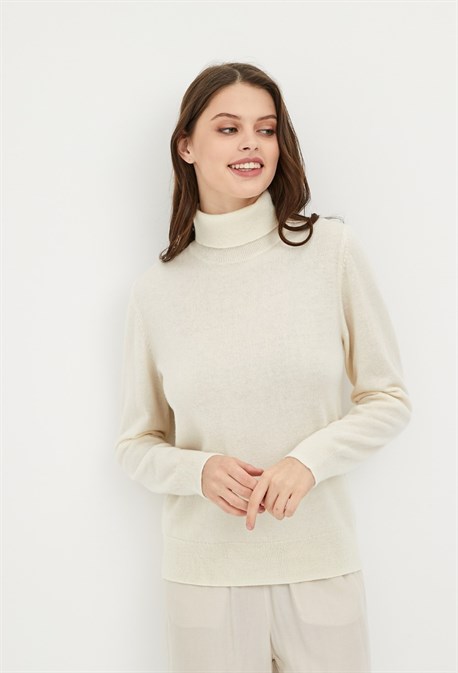 Базовый кашемировый свитер - фото 55919