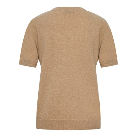 Джемпер кашемировый с коротким рукавом - фото 55926