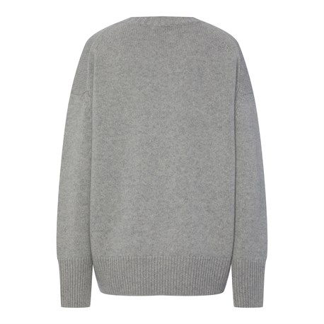 Джемпер кашемировый в стиле оверсайз - фото 55938