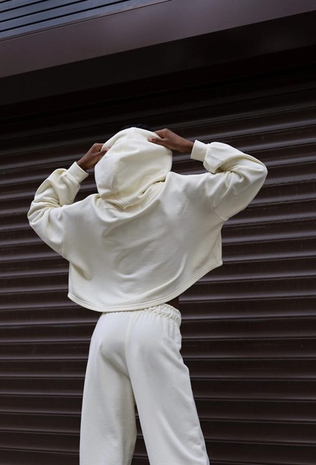 Костюм с укороченным худи - фото 56028