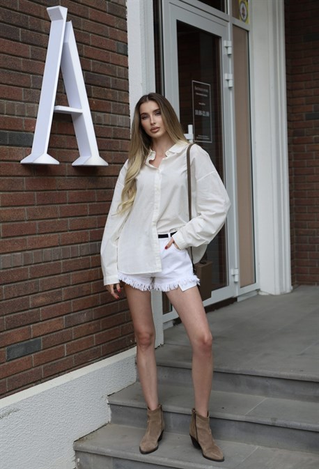 Льняная рубашка - фото 56122