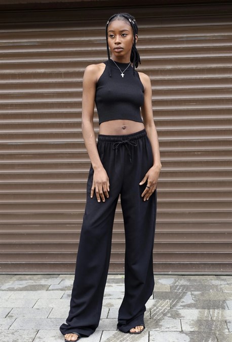 Льняные брюки - фото 56143