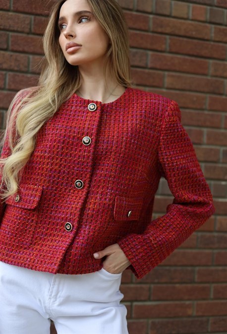 Твидовый жакет Kamilla - фото 56262